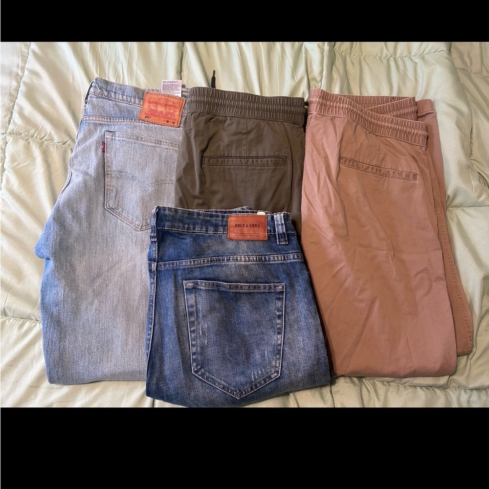 Jeans Chinos bundle Levi’s Only and sons H&M XL mens 36